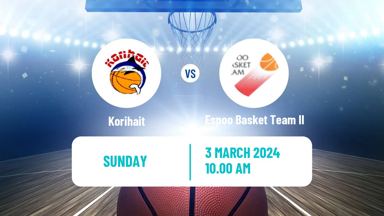 Basketball Finnish I Divisioona Basketball Women Korihait - Espoo Basket Team II