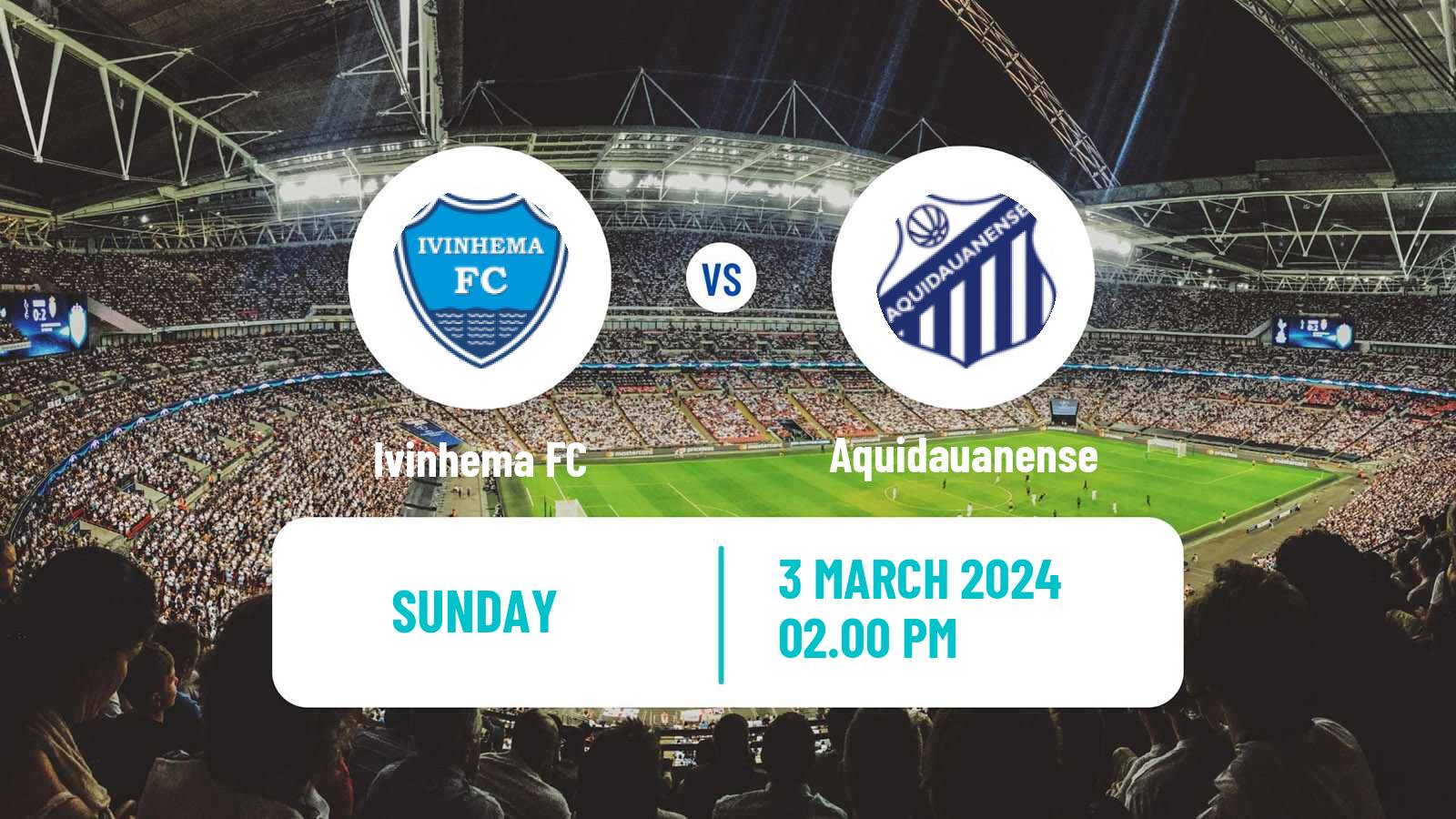 Soccer Brazilian Campeonato Sul-Matogrossense Ivinhema - Aquidauanense