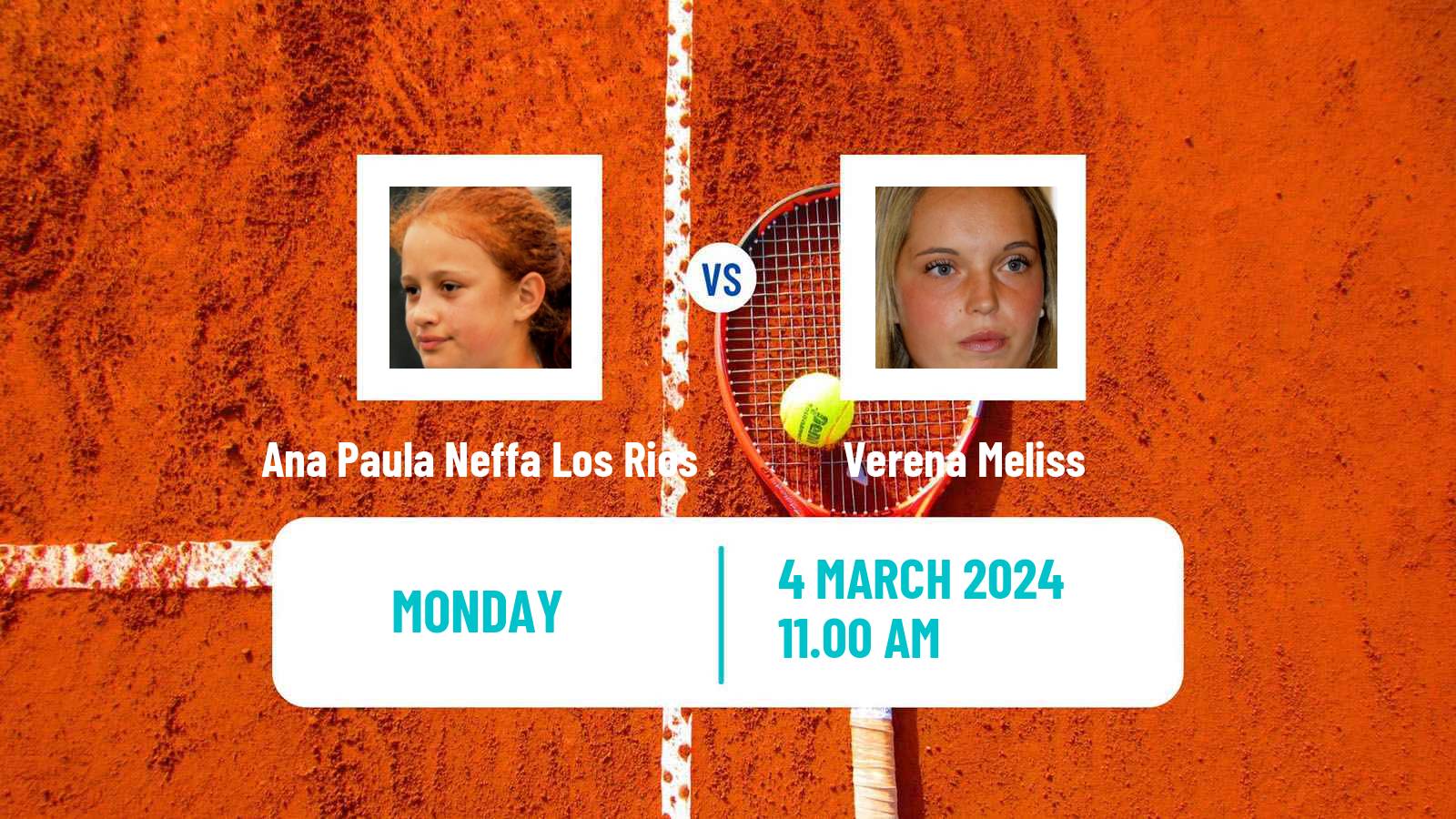 Tennis ITF W15 Tucuman Women Ana Paula Neffa Los Rios - Verena Meliss