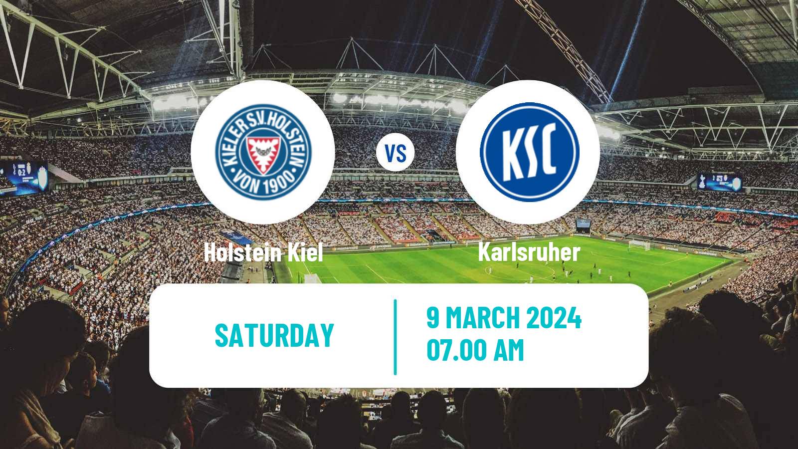 Soccer German 2 Bundesliga Holstein Kiel - Karlsruher