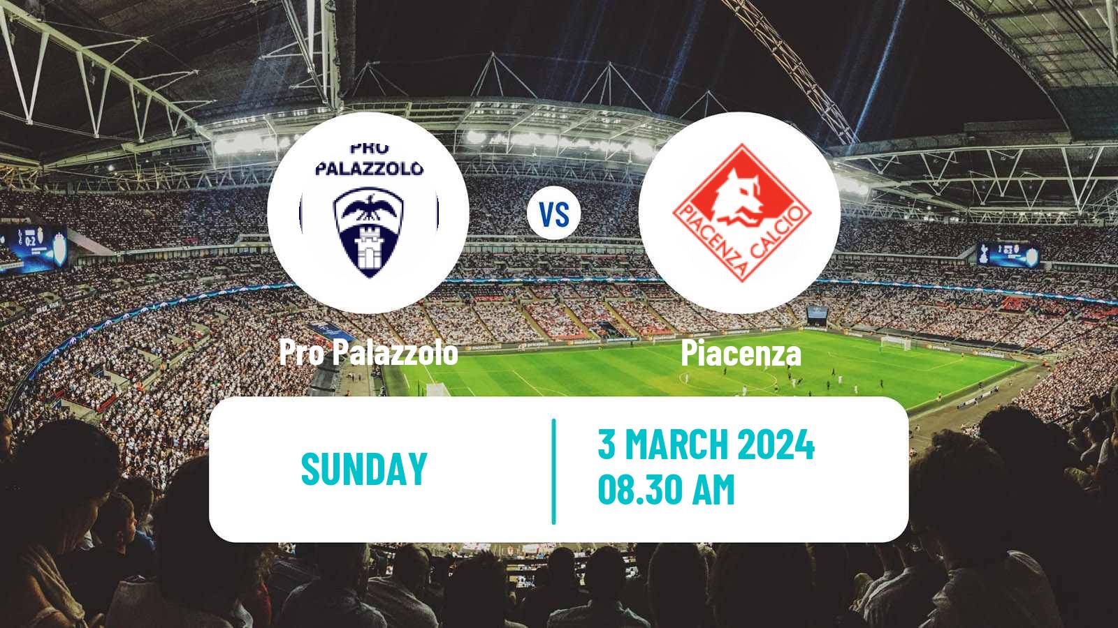 Soccer Italian Serie D - Group B Pro Palazzolo - Piacenza