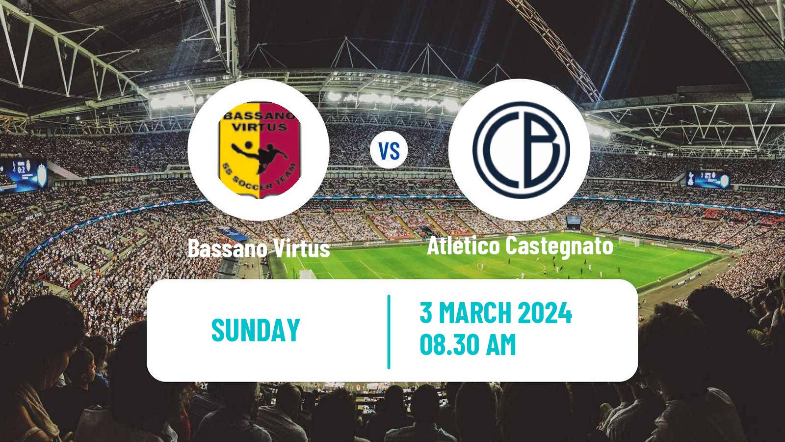 Soccer Italian Serie D - Group C Bassano Virtus - Atletico Castegnato