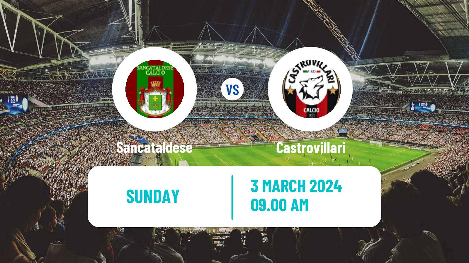 Soccer Italian Serie D - Group I Sancataldese - Castrovillari