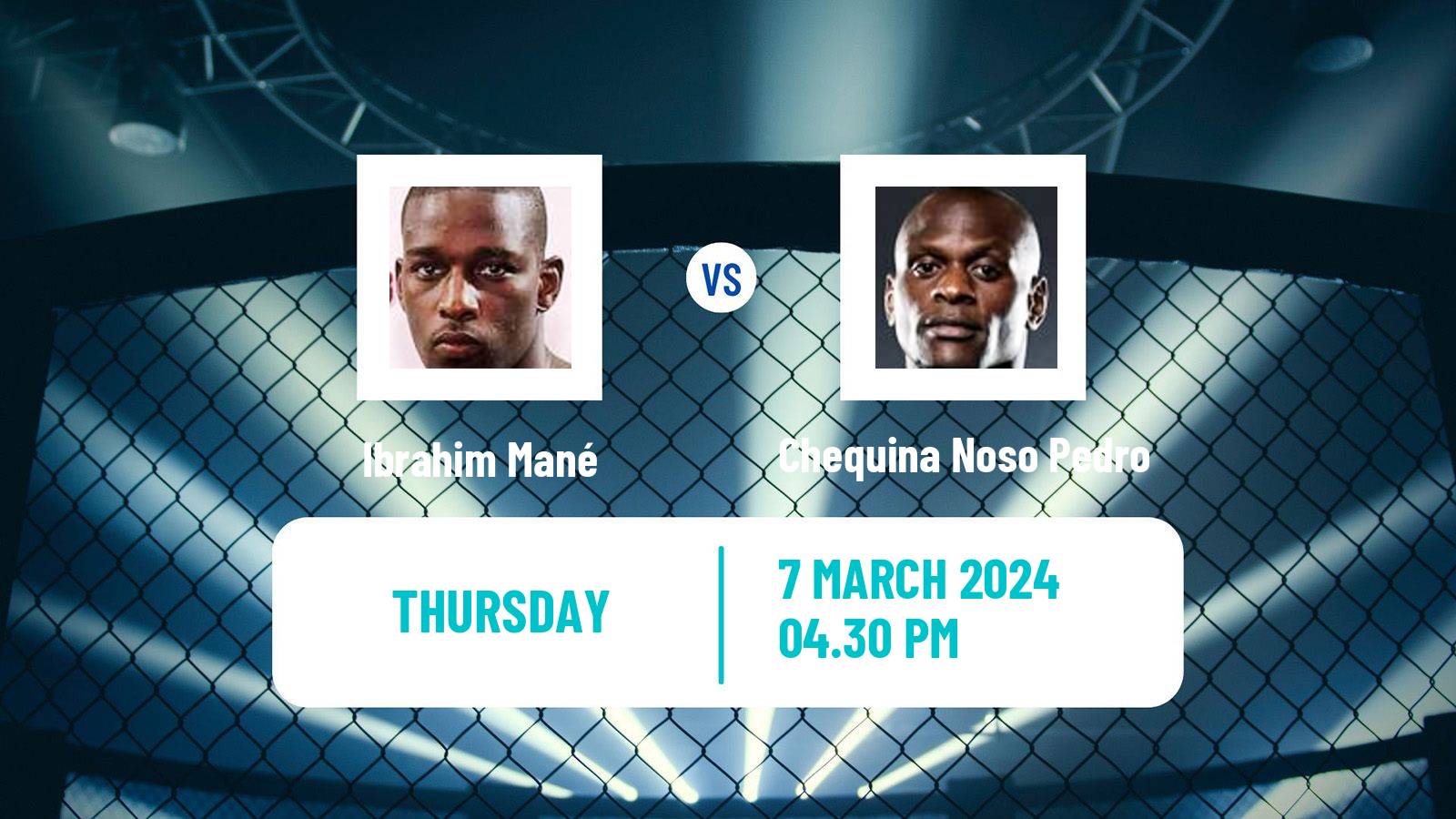 MMA Welterweight Pfl Men Ibrahim Mané - Chequina Noso Pedro