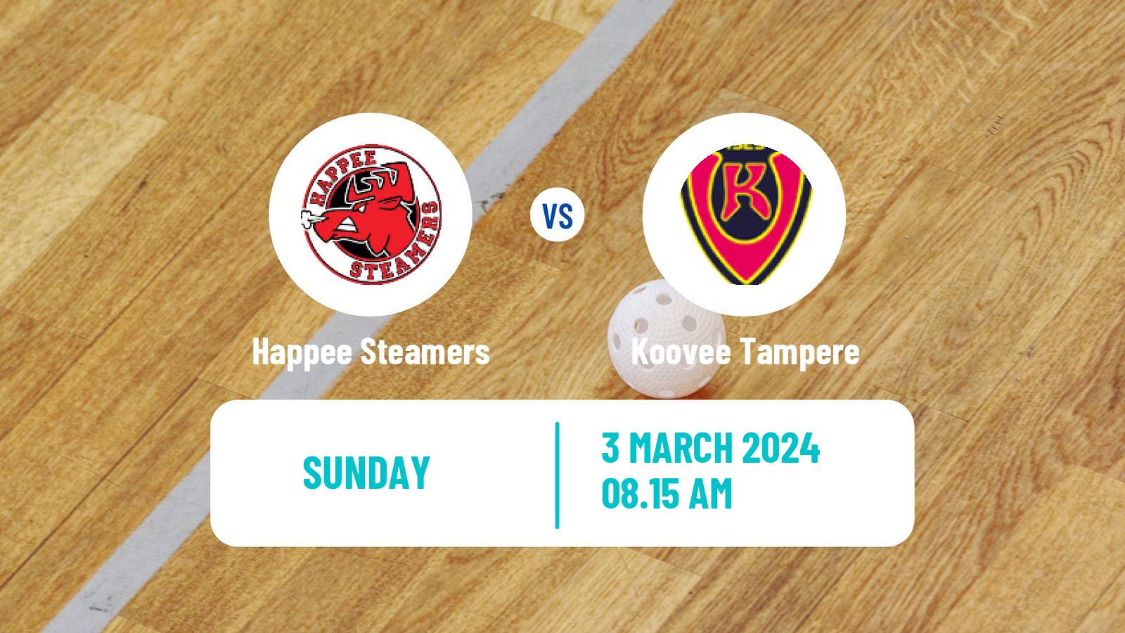 Floorball Finnish Divari Happee Steamers - Koovee Tampere