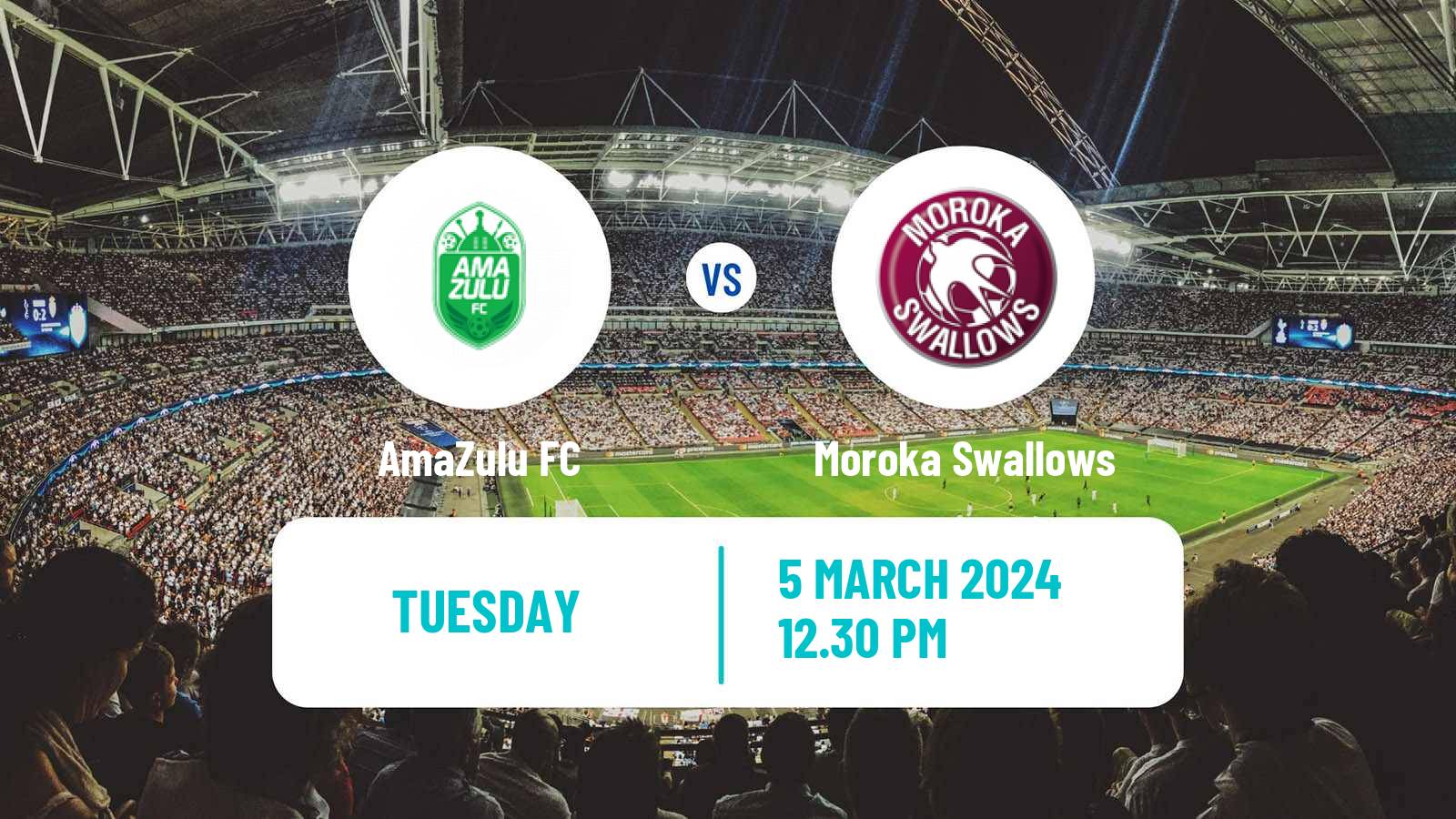 Soccer South African Premier Soccer League AmaZulu - Moroka Swallows