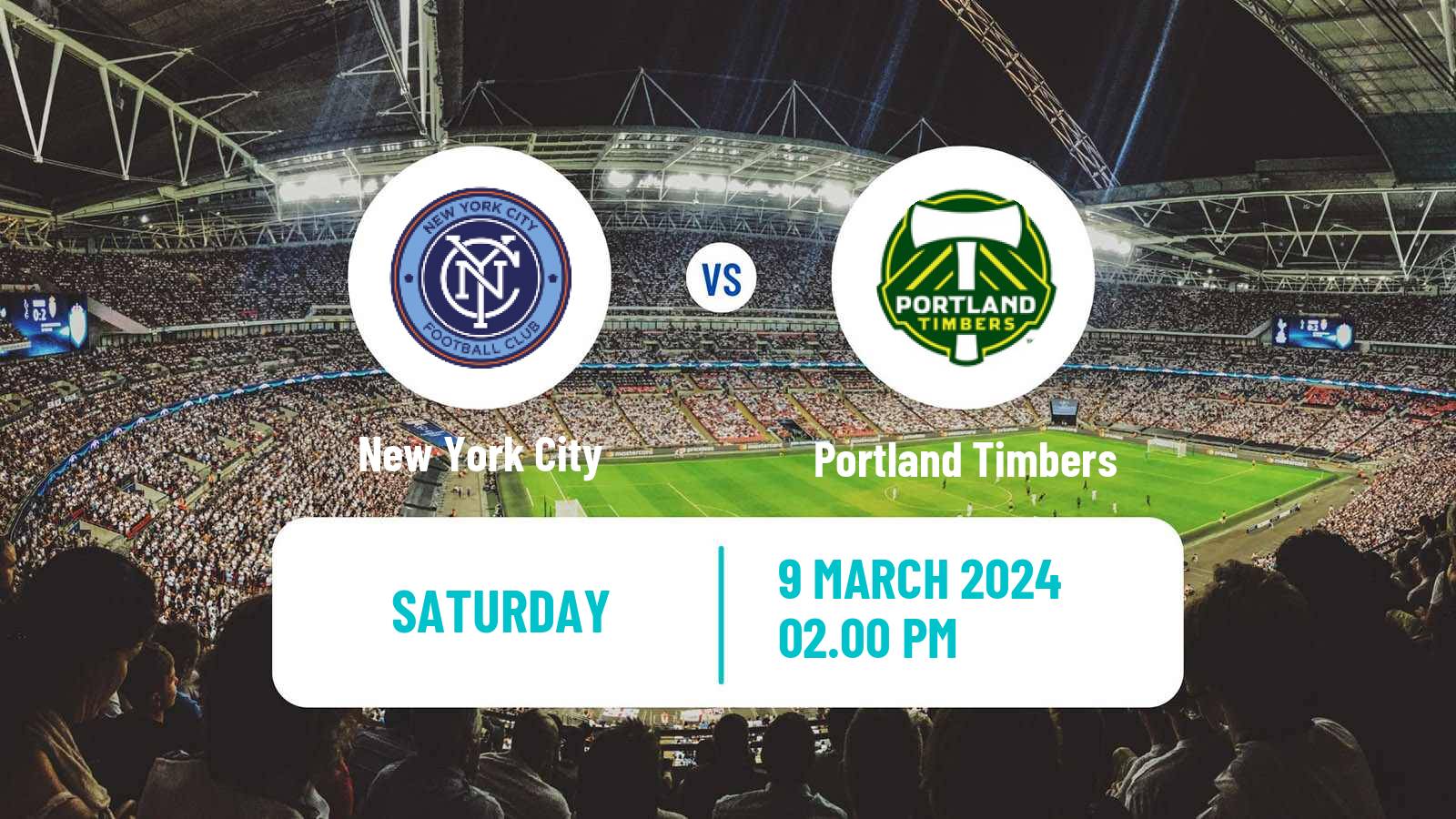 Soccer MLS New York City - Portland Timbers