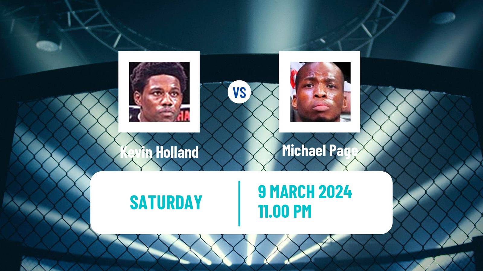 MMA Welterweight UFC Men Kevin Holland - Michael Page