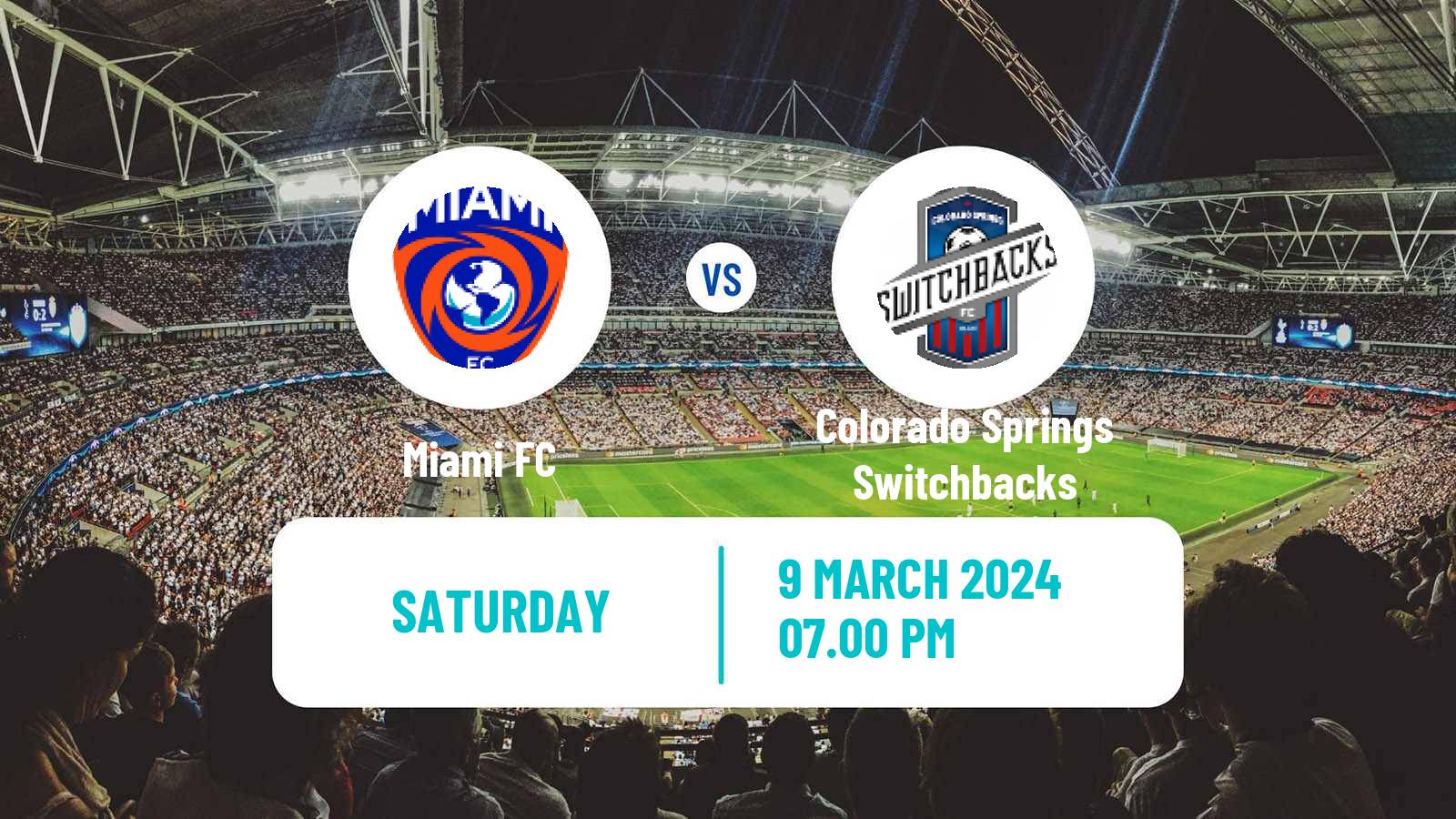Soccer USL Championship Miami - Colorado Springs Switchbacks