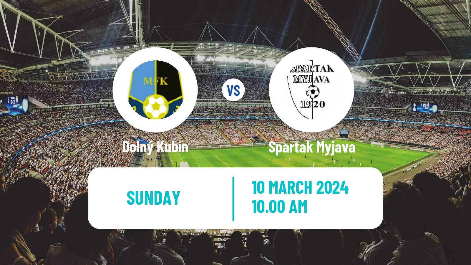 Football Slovak 2 Liga Dolný Kubín - Spartak Myjava