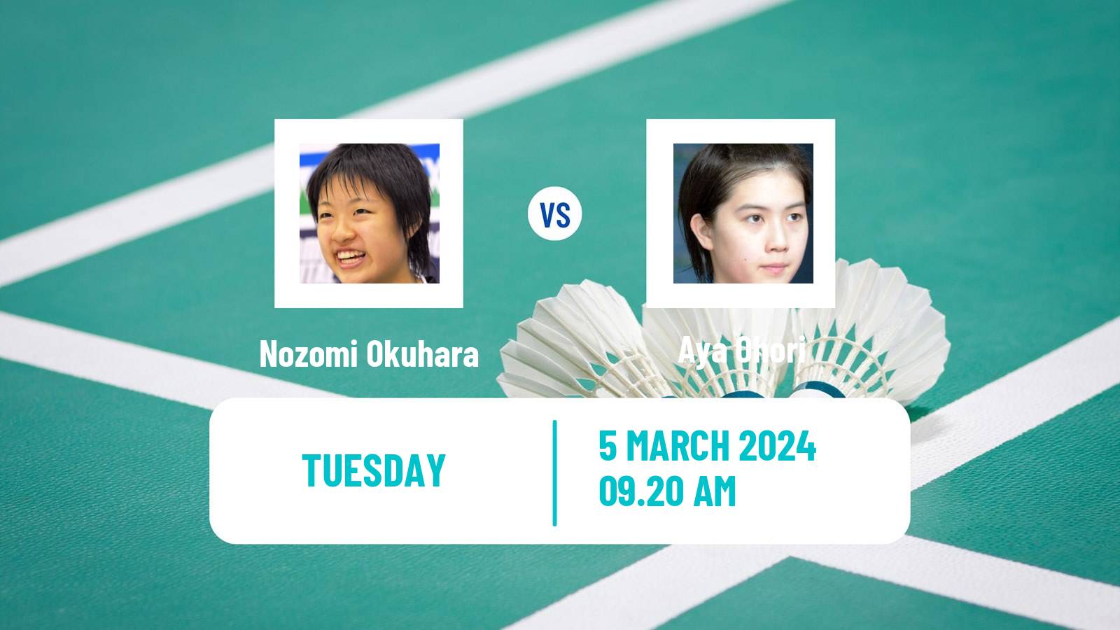 Badminton BWF World Tour French Open Women Nozomi Okuhara - Aya Ohori