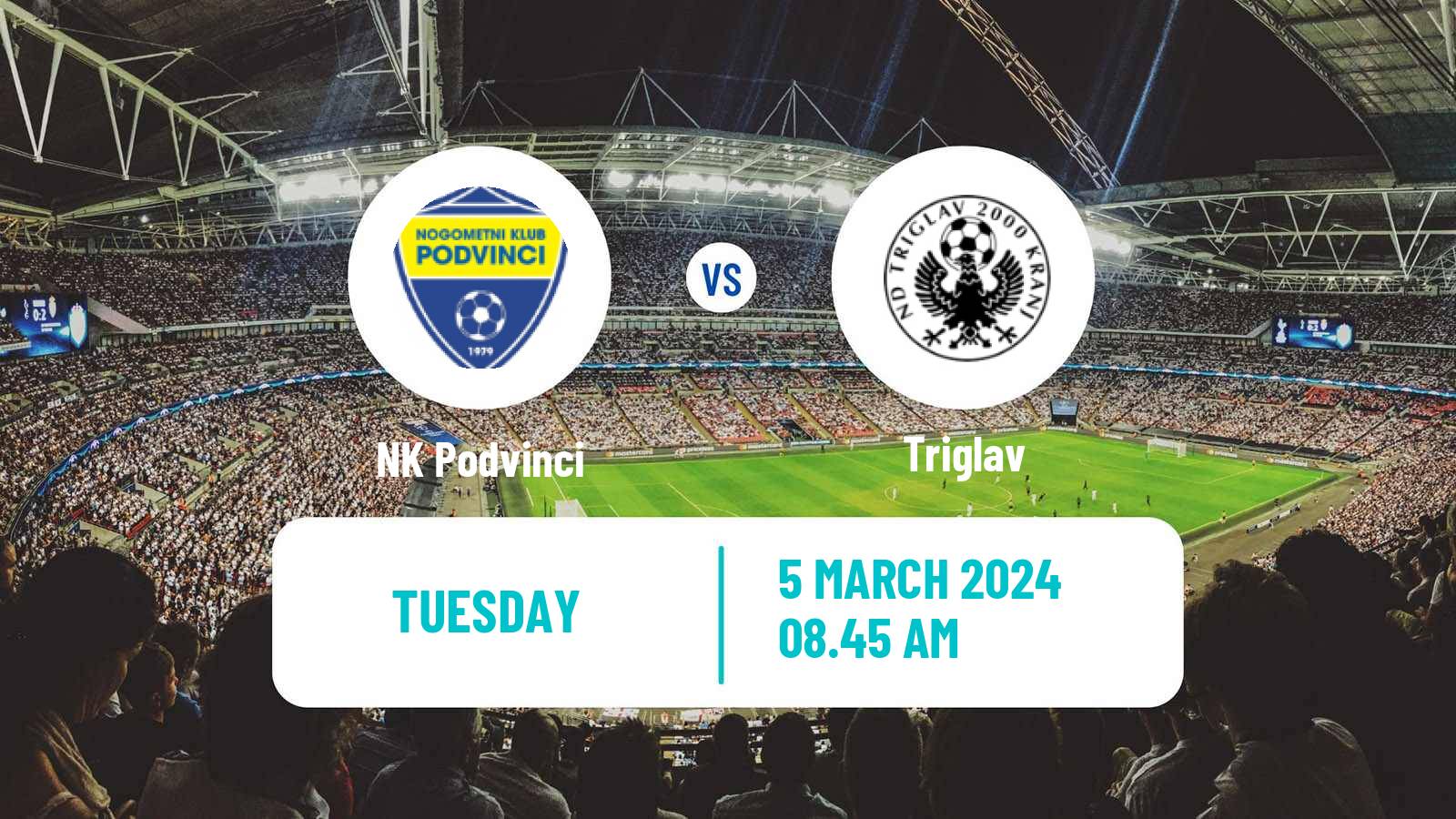 Soccer Slovenian Cup Podvinci - Triglav