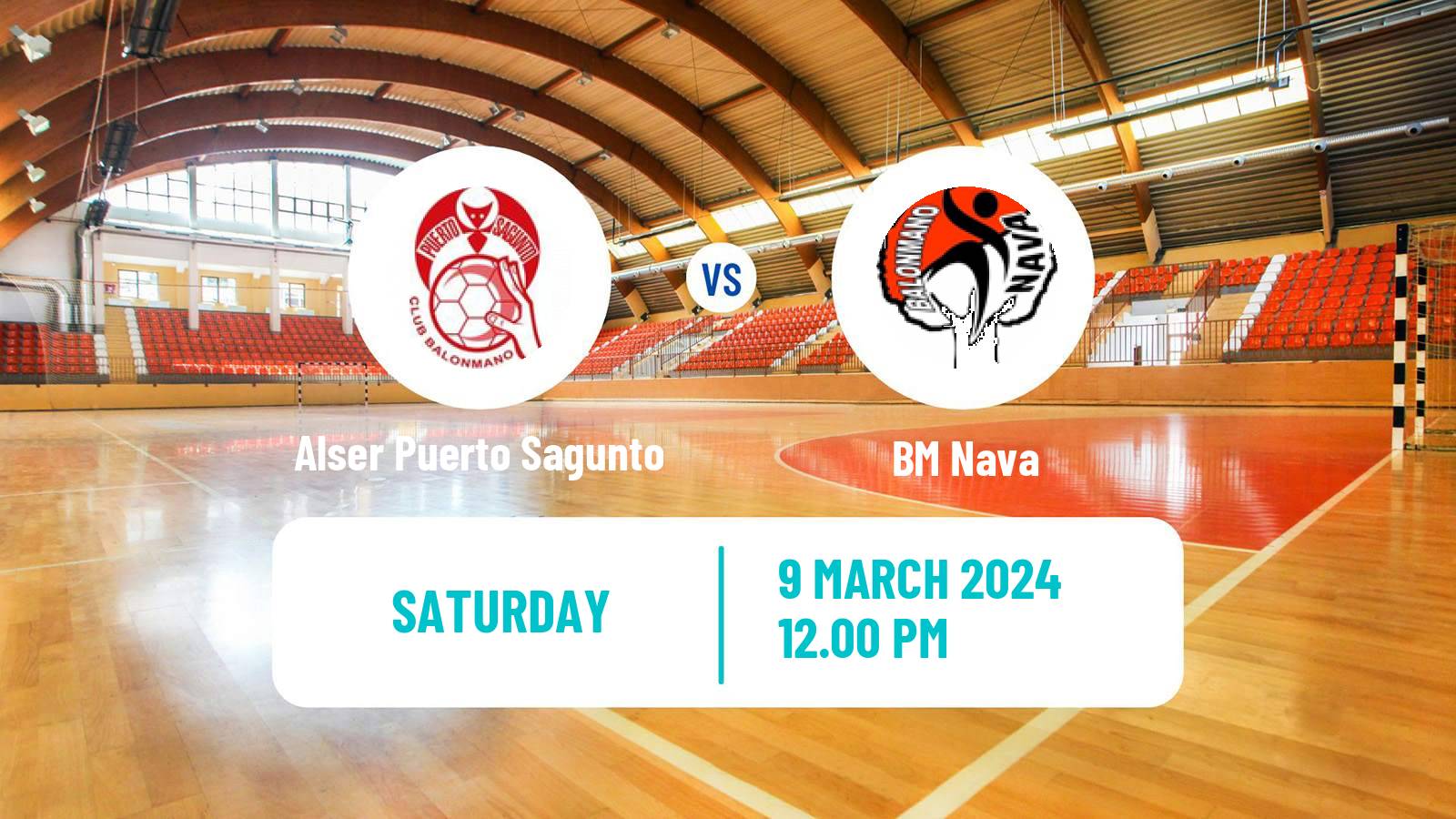 Handball Spanish Liga ASOBAL Alser Puerto Sagunto - Nava