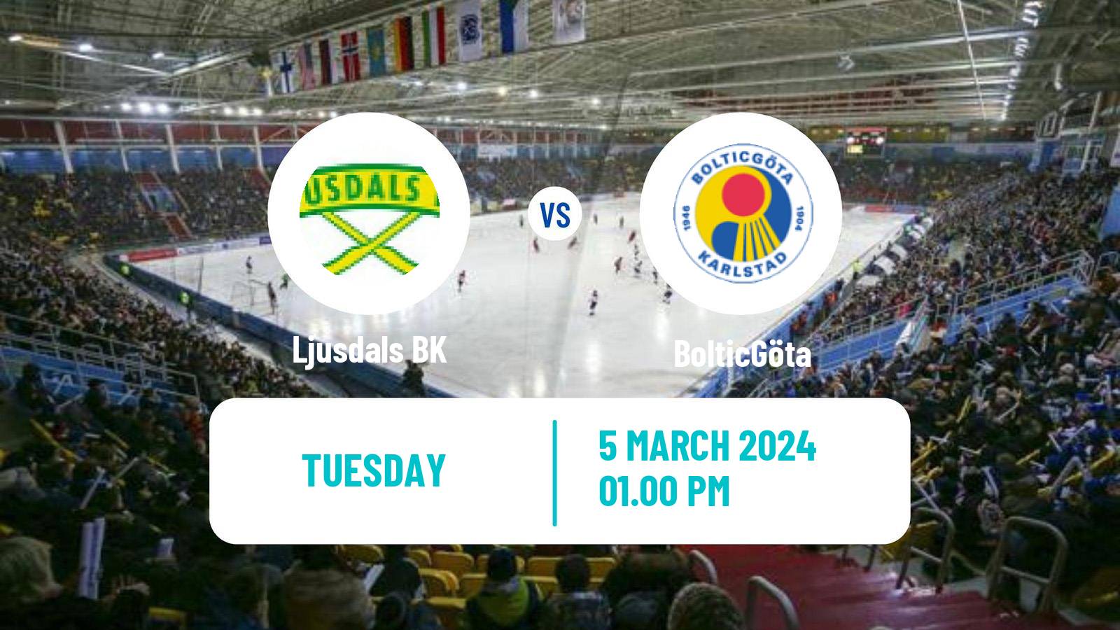 Bandy Swedish Allsvenskan Bandy Ljusdal - BolticGöta