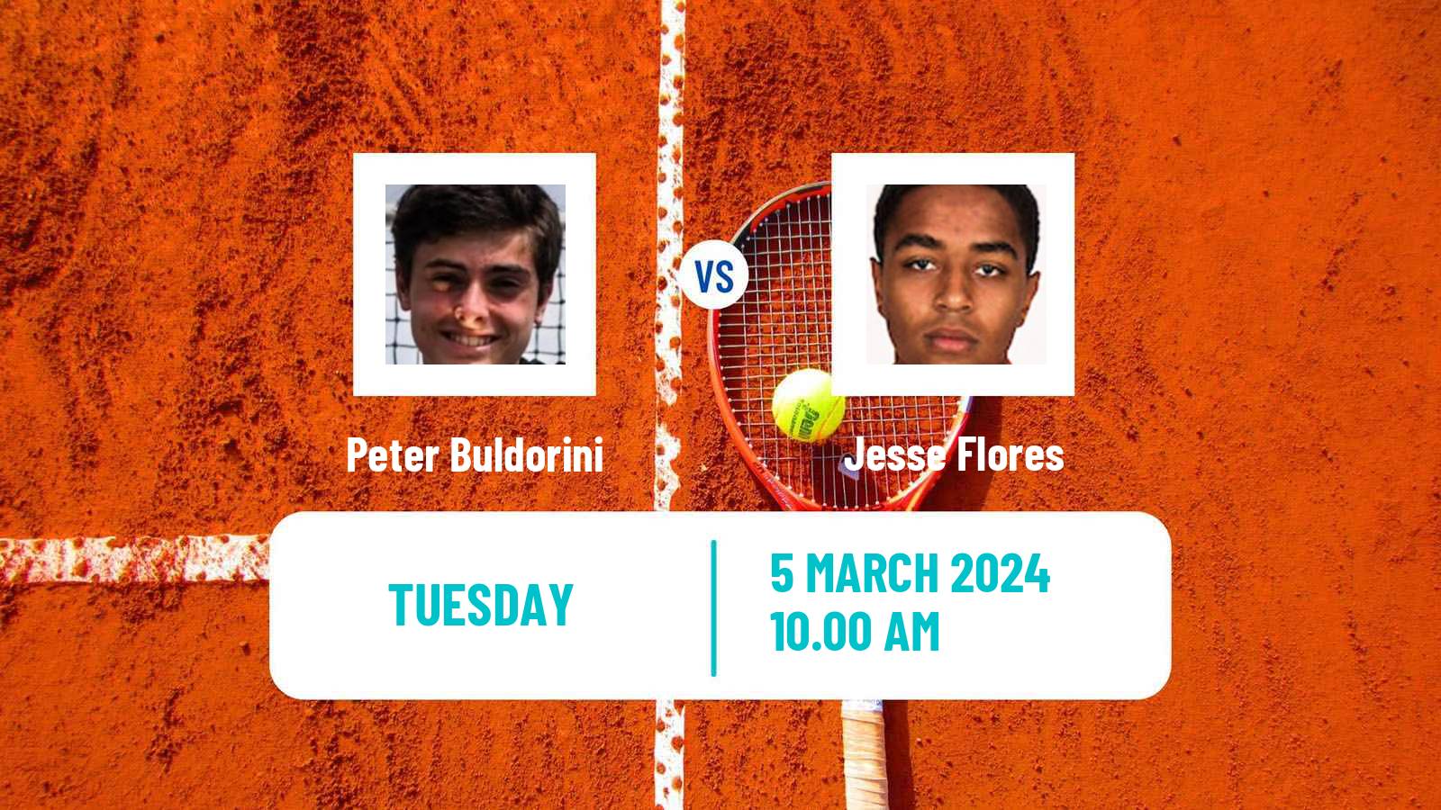 Tennis ITF M15 Monastir 10 Men Peter Buldorini - Jesse Flores
