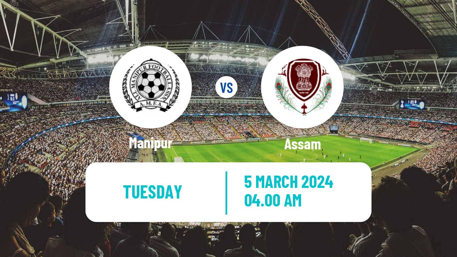 Soccer Indian Santosh Trophy Manipur - Assam