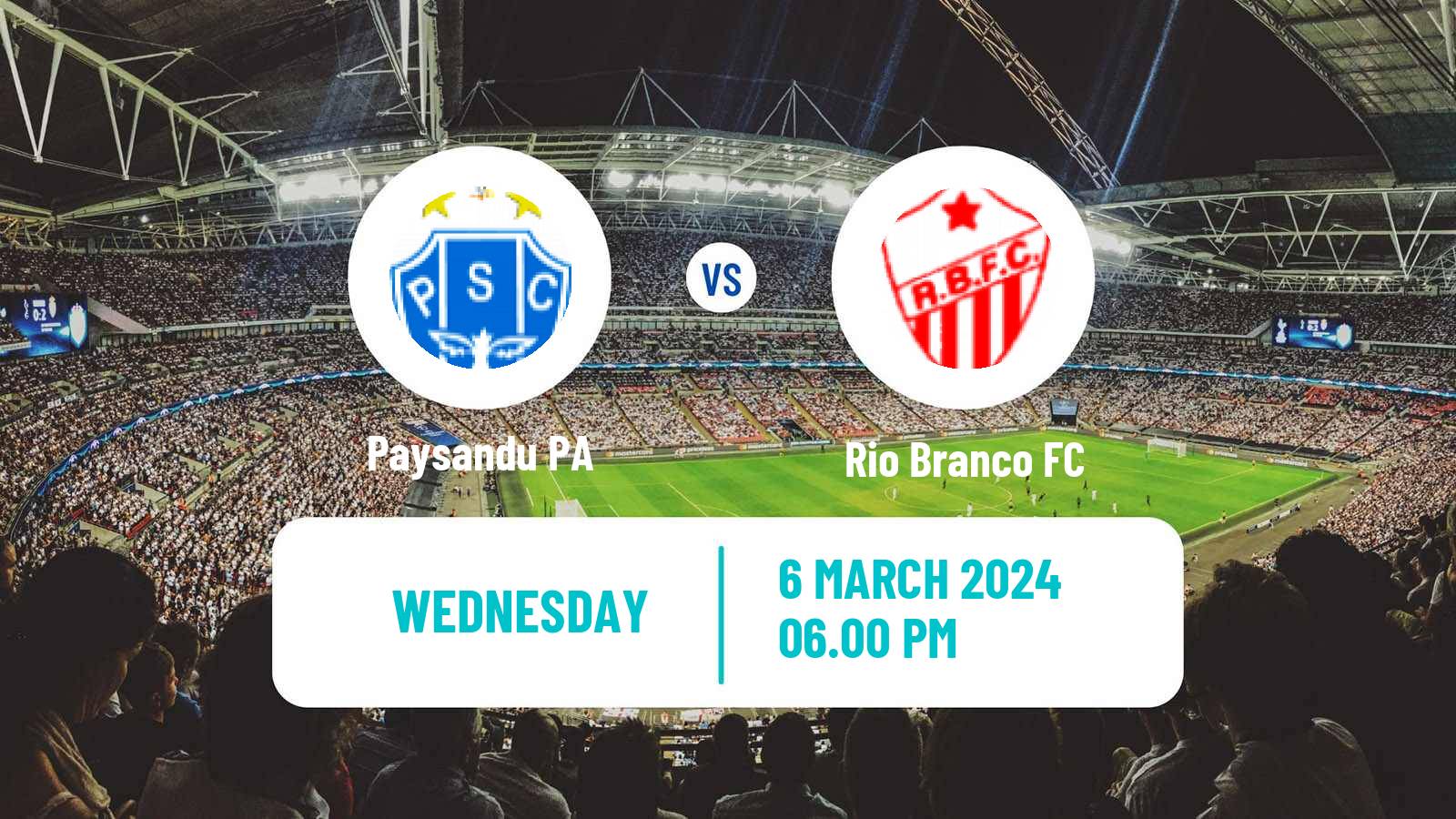 Soccer Brazilian Copa Verde Paysandu - Rio Branco FC