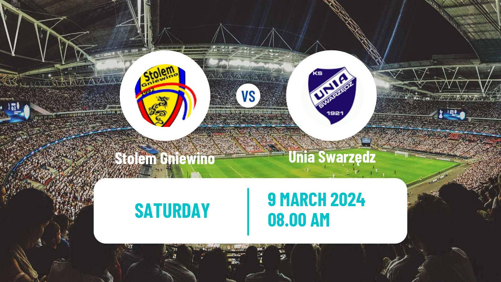 Football Polish Division 3 - Group II Stolem Gniewino - Unia Swarzędz