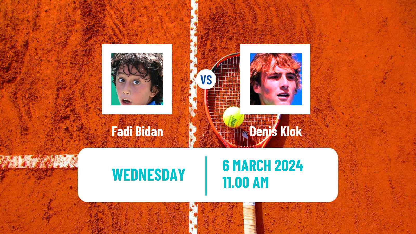 Tennis ITF M15 Kish Island 4 Men Fadi Bidan - Denis Klok