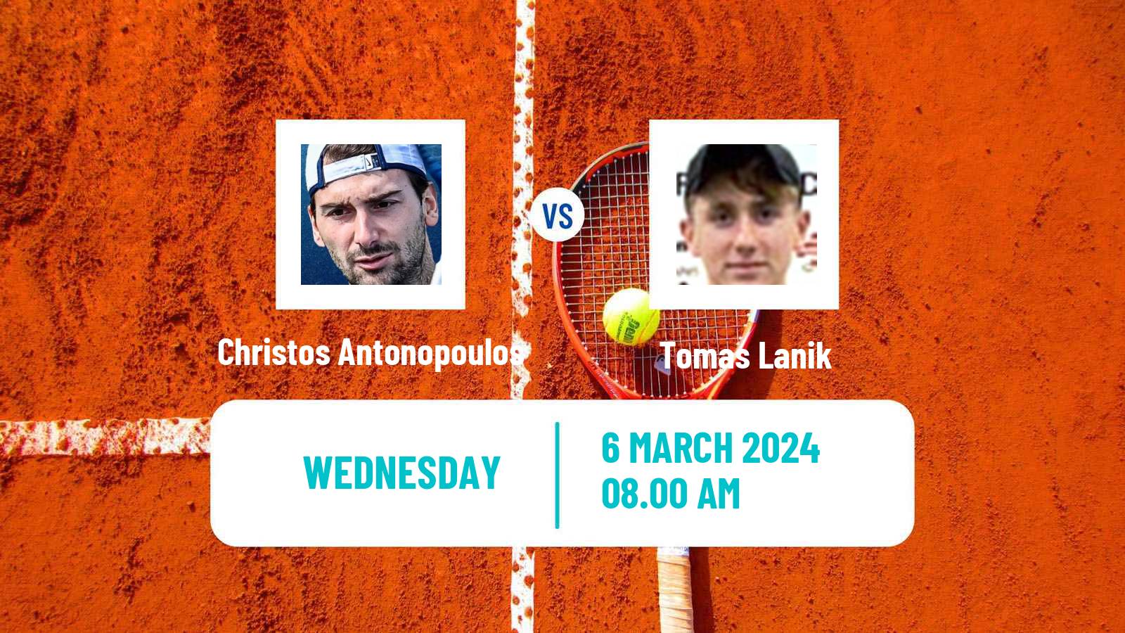 Tennis ITF M15 Heraklion Men Christos Antonopoulos - Tomas Lanik