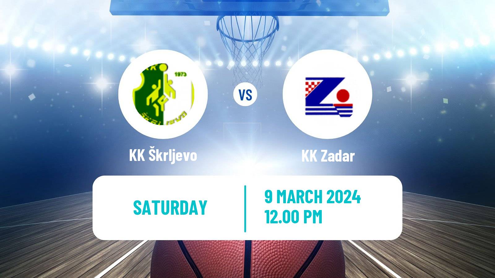 Basketball Croatian Premijer Liga Basketball Škrljevo - KK Zadar