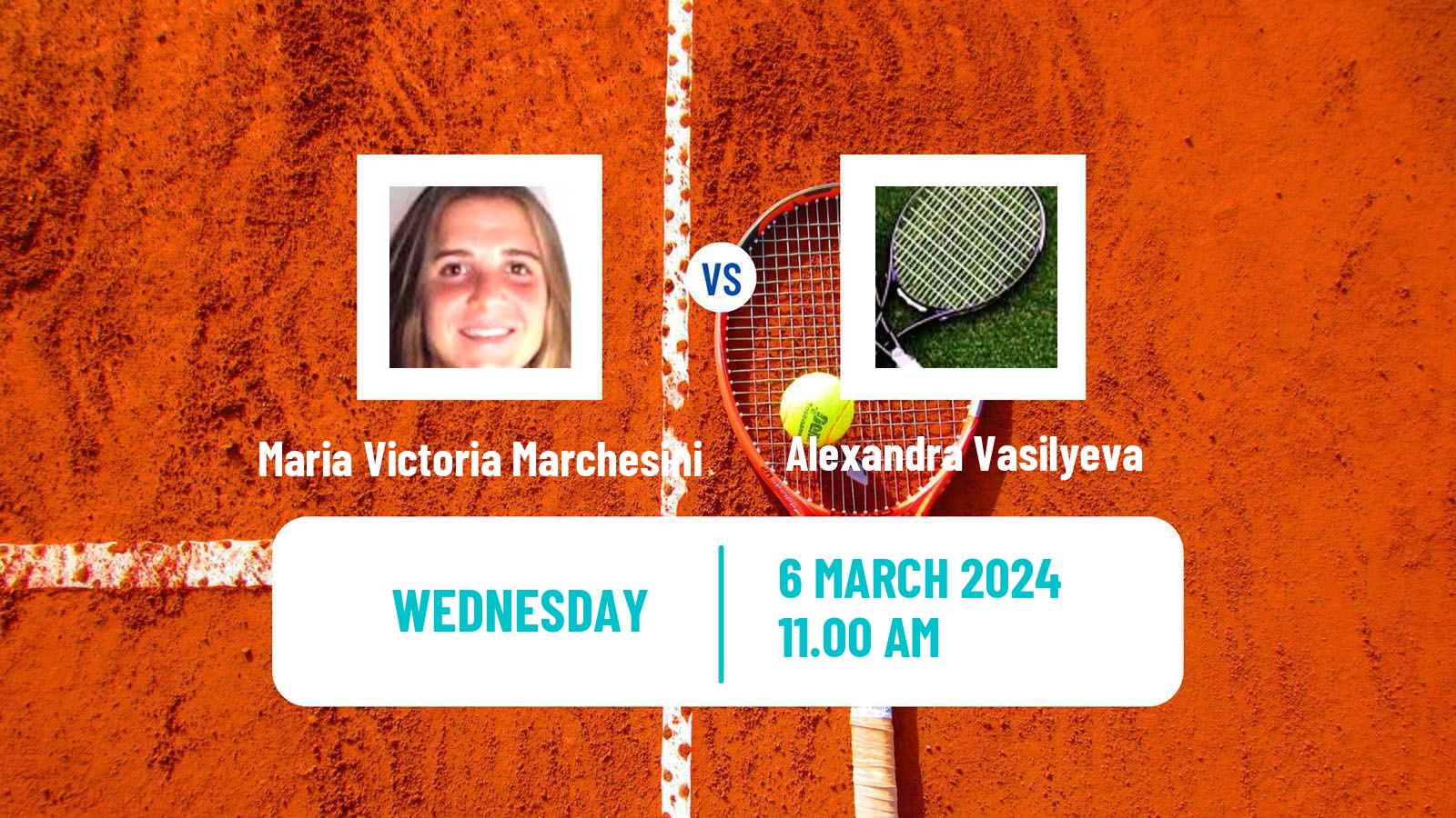 Tennis ITF W15 Cordoba Women Maria Victoria Marchesini - Alexandra Vasilyeva