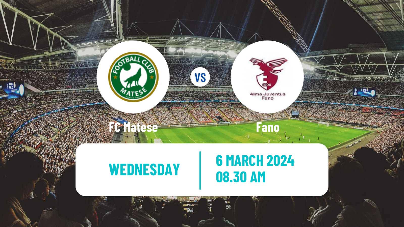 Soccer Italian Serie D - Group F Matese - Fano