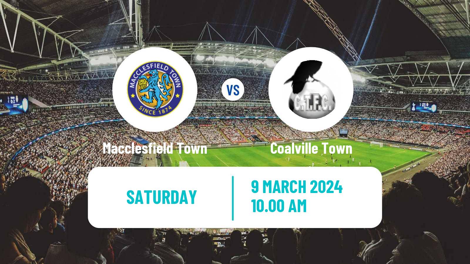 Soccer English FA Trophy Macclesfield Town - Coalville Town