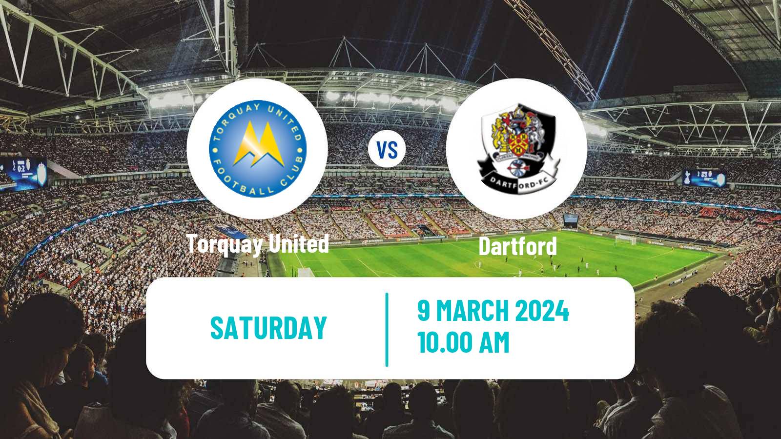 Soccer English National League South Torquay United - Dartford