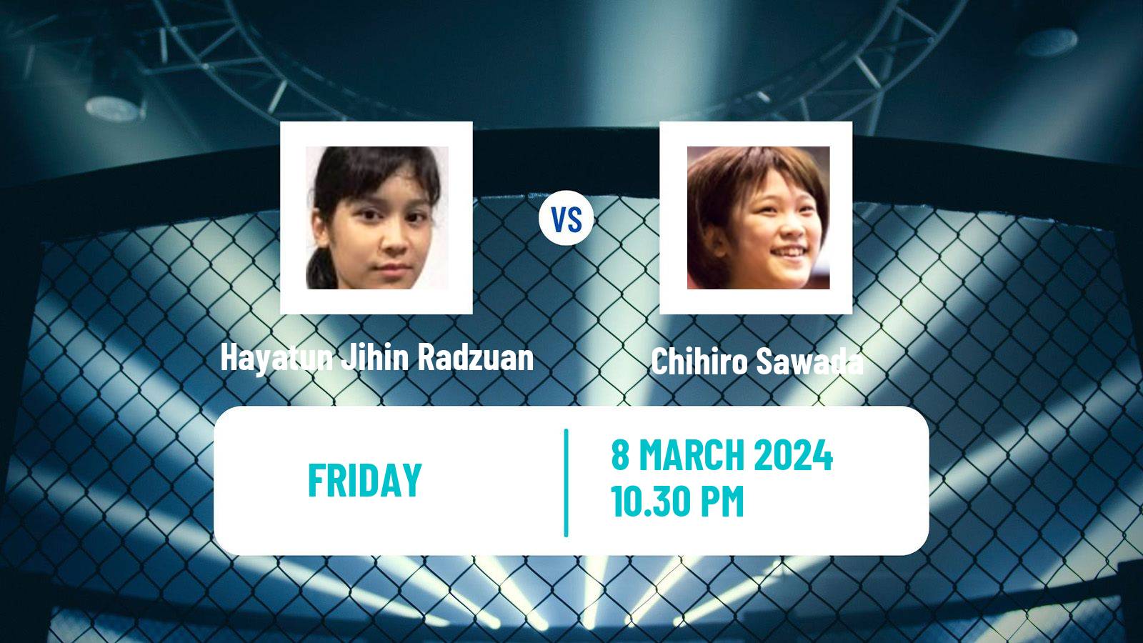 MMA Atomweight One Championship Women Hayatun Jihin Radzuan - Chihiro Sawada