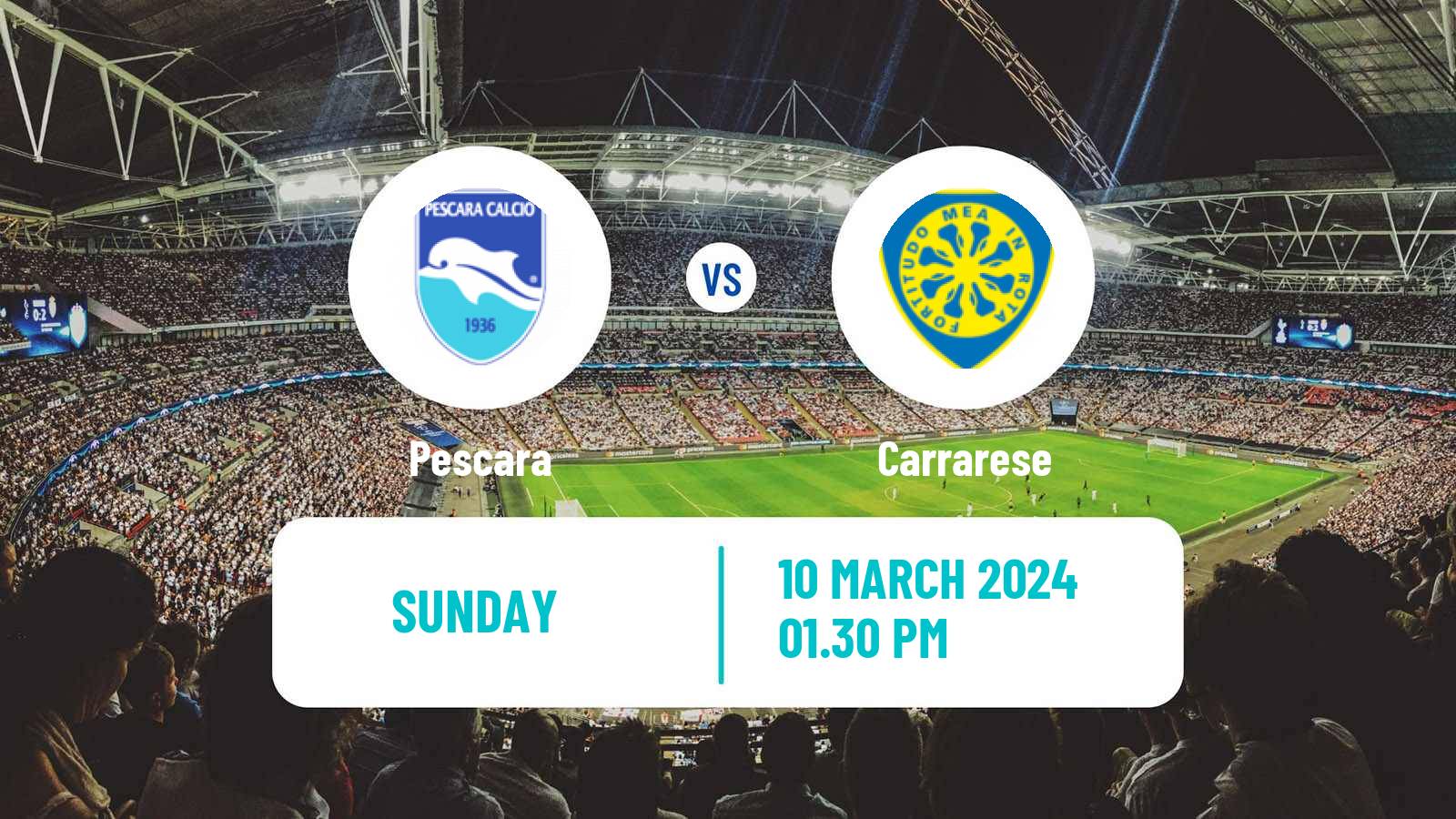 Soccer Italian Serie C Group B Pescara - Carrarese