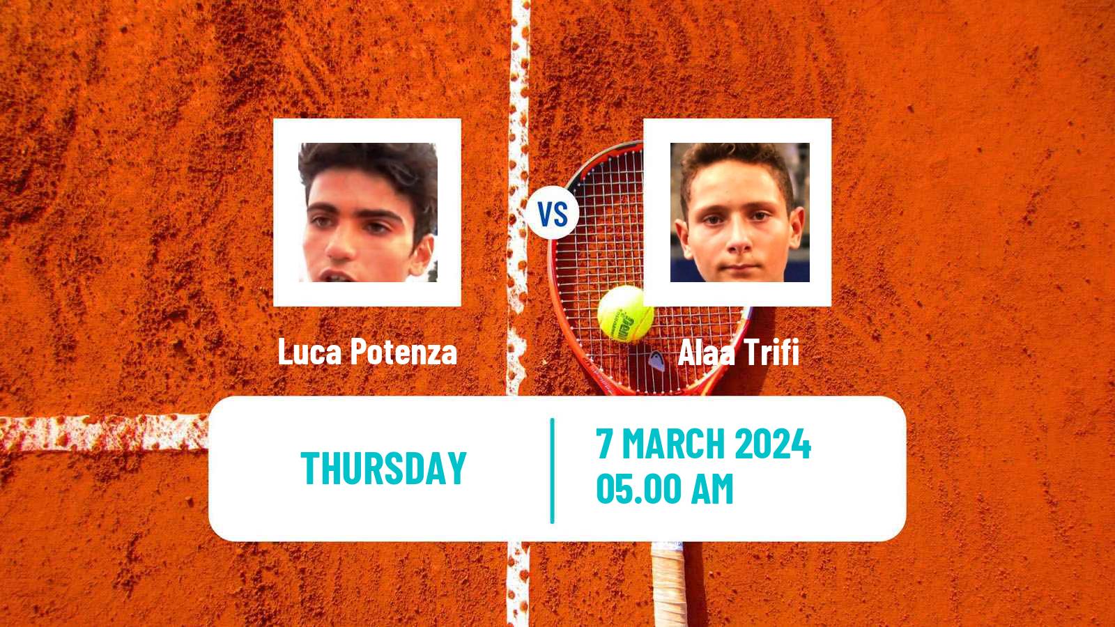 Tennis ITF M15 Monastir 10 Men Luca Potenza - Alaa Trifi