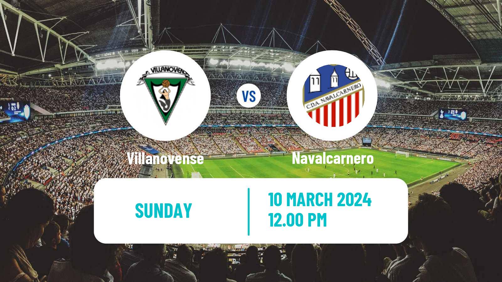 Soccer Spanish Segunda RFEF - Group 5 Villanovense - Navalcarnero