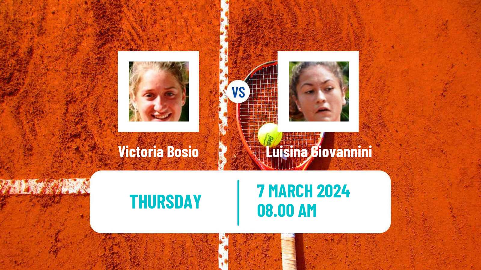 Tennis ITF W15 Cordoba Women Victoria Bosio - Luisina Giovannini