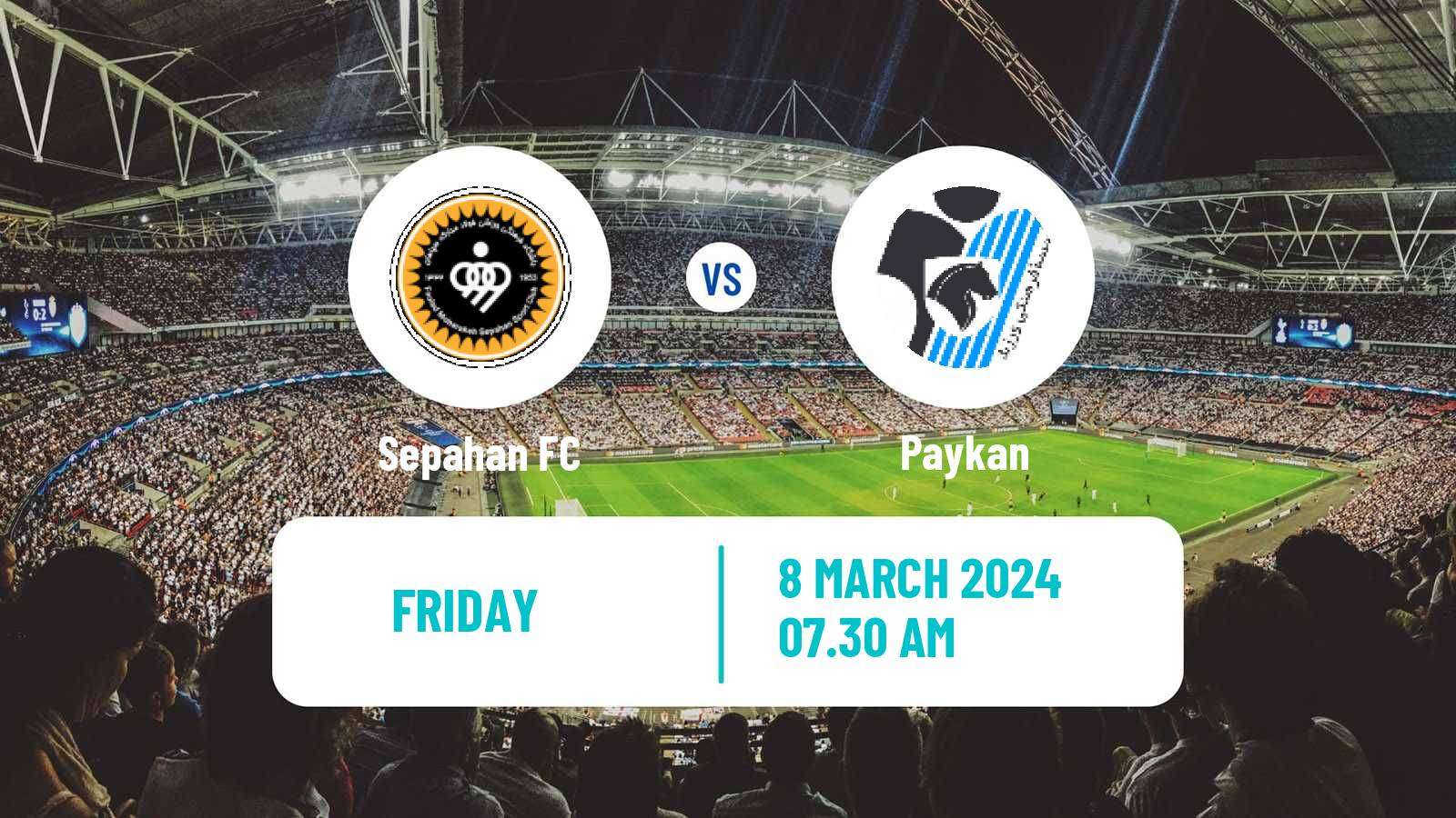 Soccer Iran Pro League Sepahan - Paykan