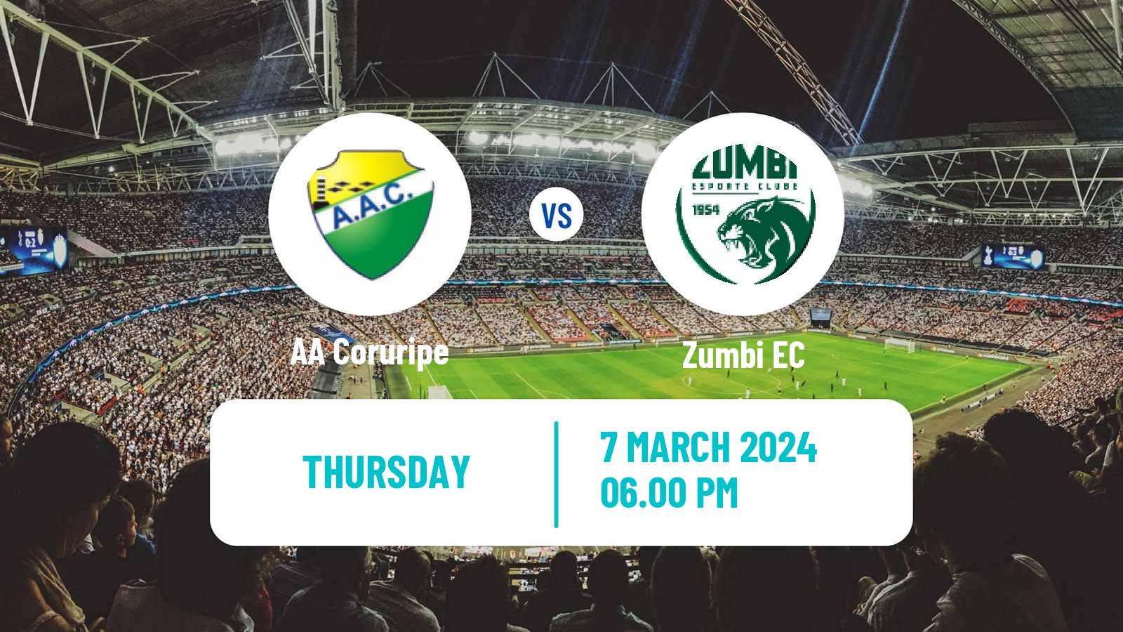 Soccer Brazilian Copa Alagoas Coruripe - Zumbi