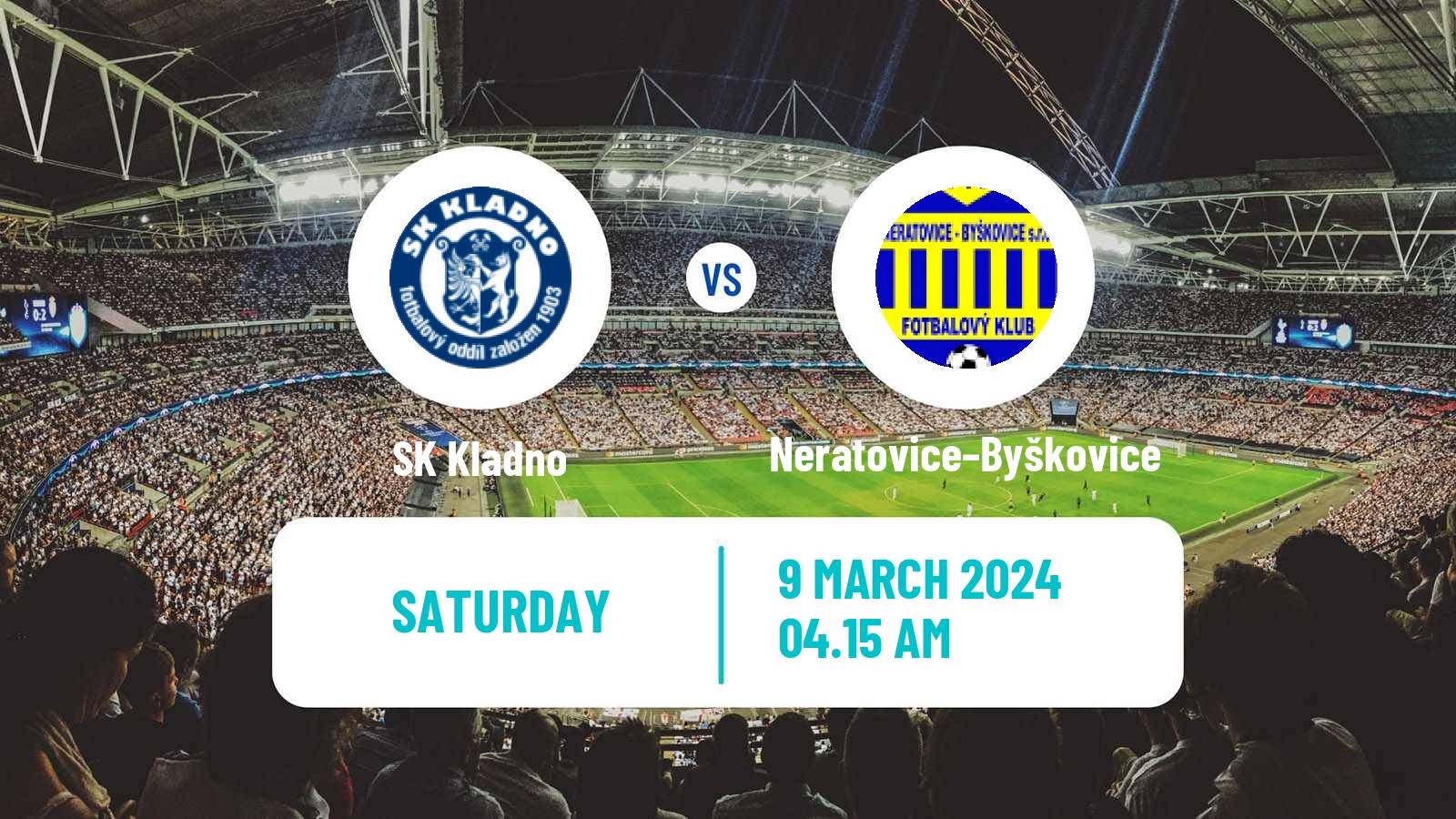 Soccer Czech Division B Kladno - Neratovice–Byškovice
