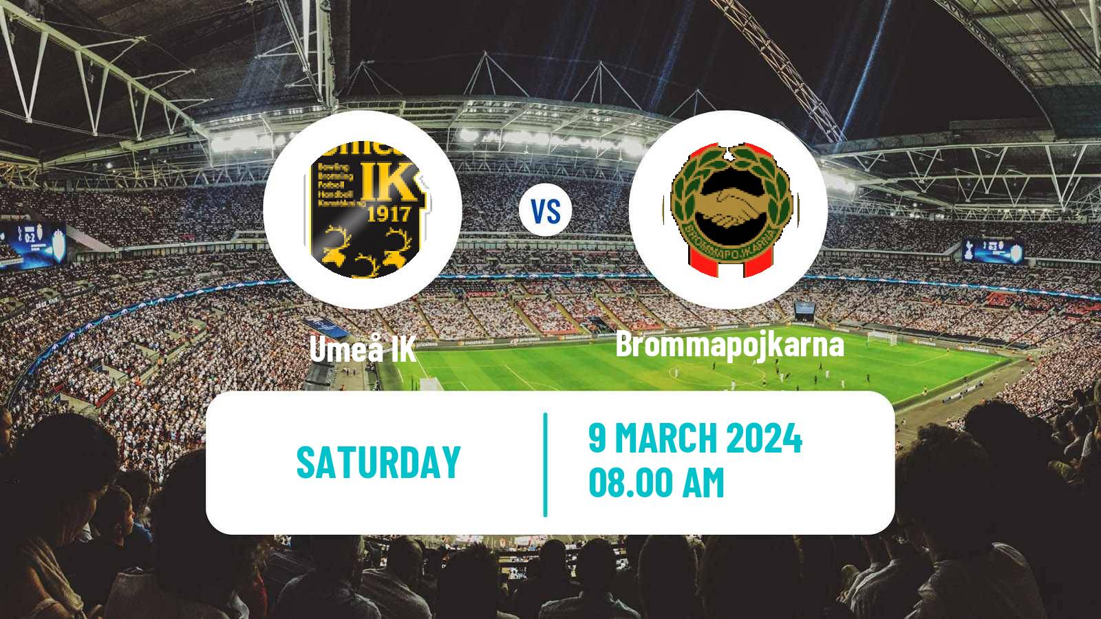 Soccer Svenska Cupen Women Umeå - Brommapojkarna