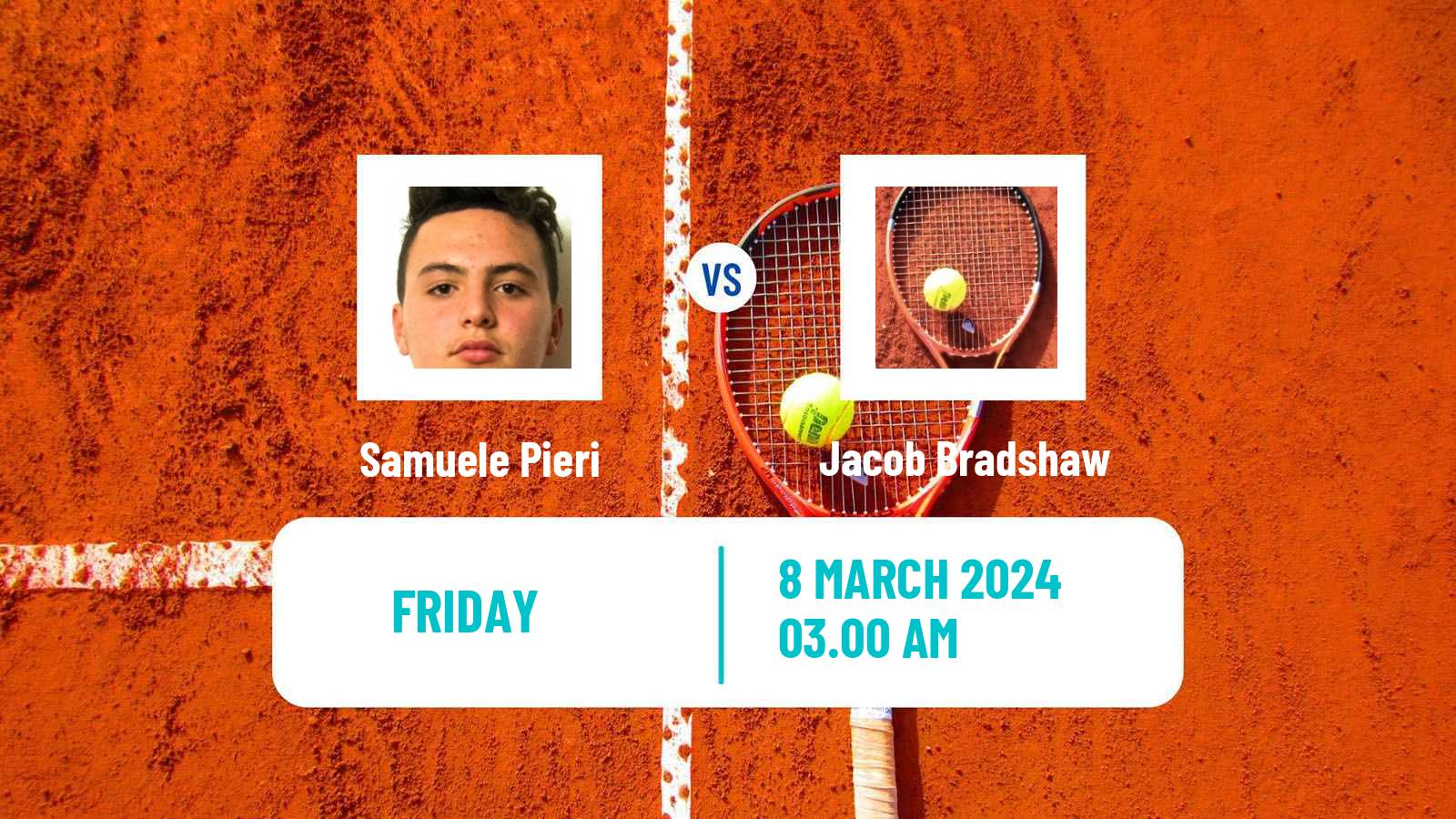 Tennis ITF M15 Heraklion Men Samuele Pieri - Jacob Bradshaw
