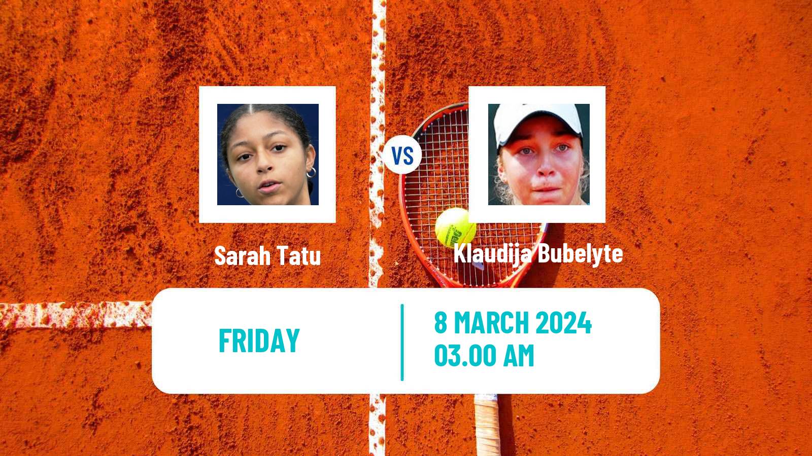 Tennis ITF W15 Heraklion Women Sarah Tatu - Klaudija Bubelyte