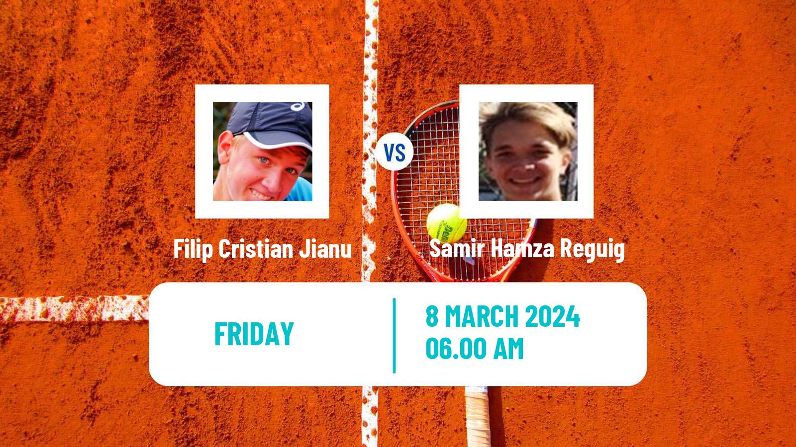 Tennis ITF M15 Kish Island 4 Men Filip Cristian Jianu - Samir Hamza Reguig