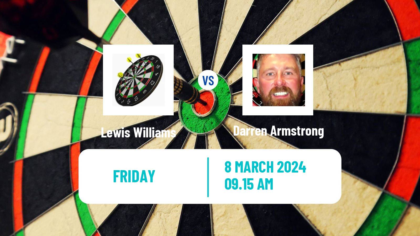 Darts Modus Super Series Lewis Williams - Darren Armstrong
