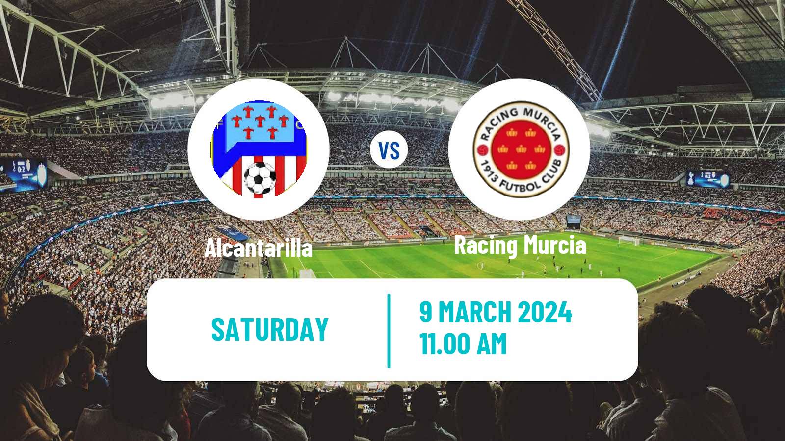 Soccer Spanish Tercera RFEF - Group 13 Alcantarilla - Racing Murcia