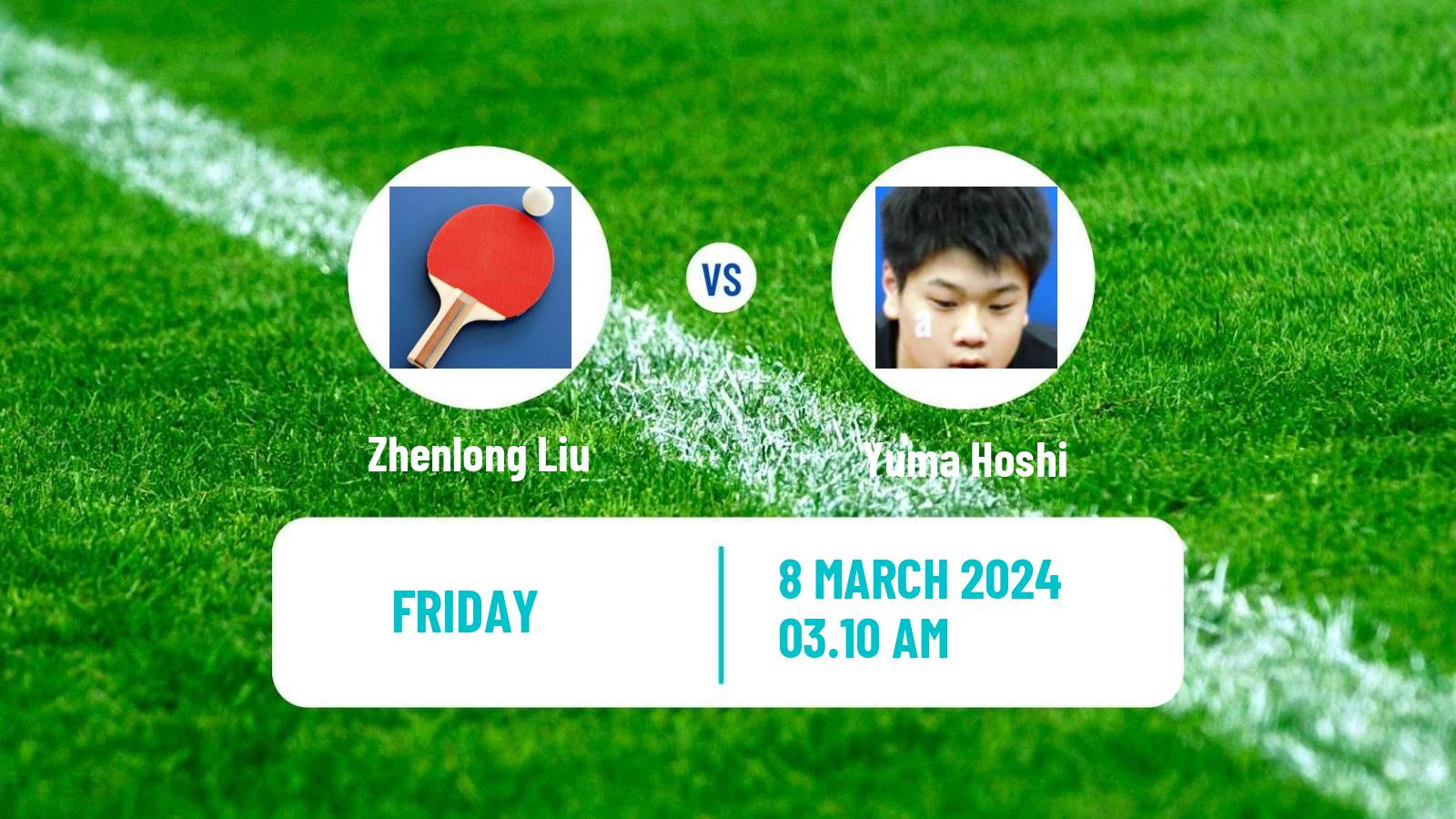 Table tennis Challenger Series Men Zhenlong Liu - Yuma Hoshi