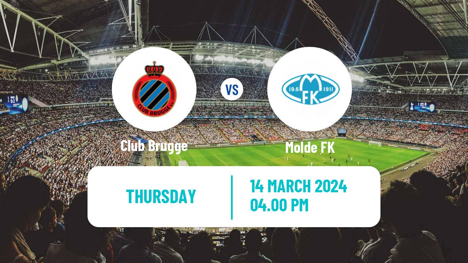 Soccer UEFA Europa Conference League Club Brugge - Molde