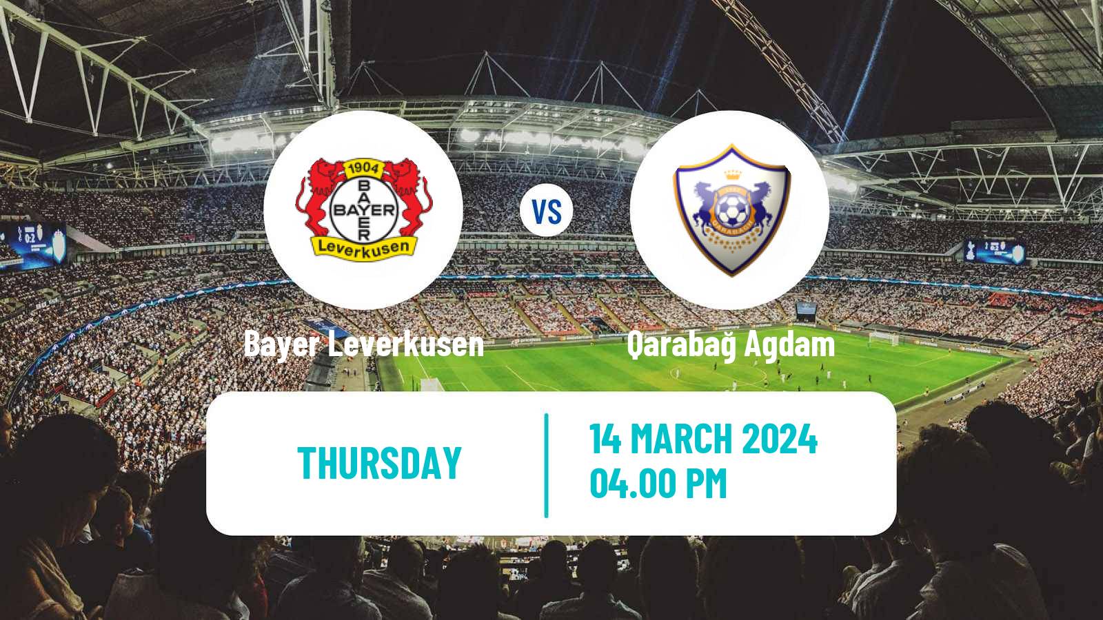 Soccer UEFA Europa League Bayer Leverkusen - Qarabağ Agdam