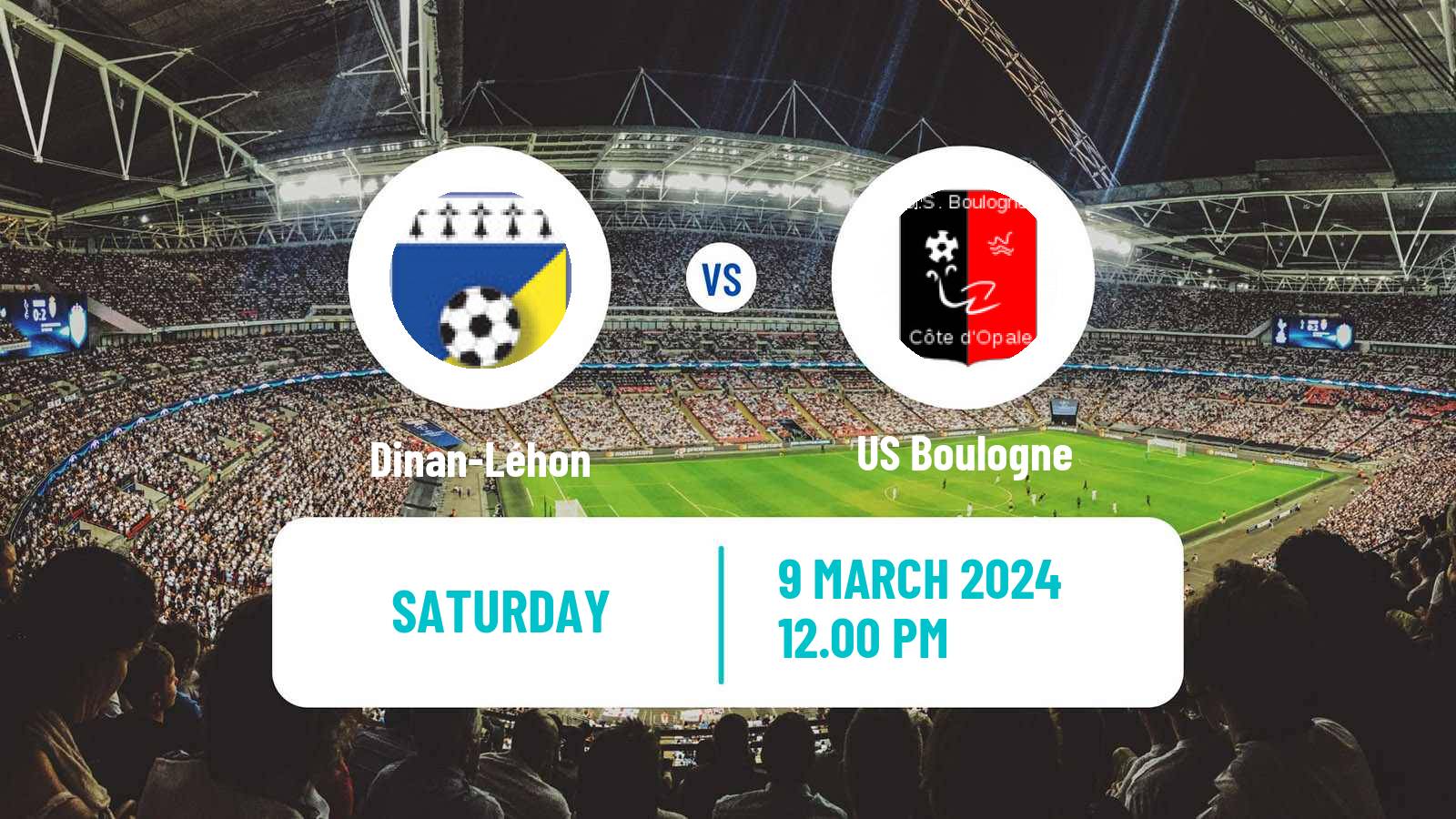 Soccer French National 2 - Group C Dinan-Léhon - Boulogne