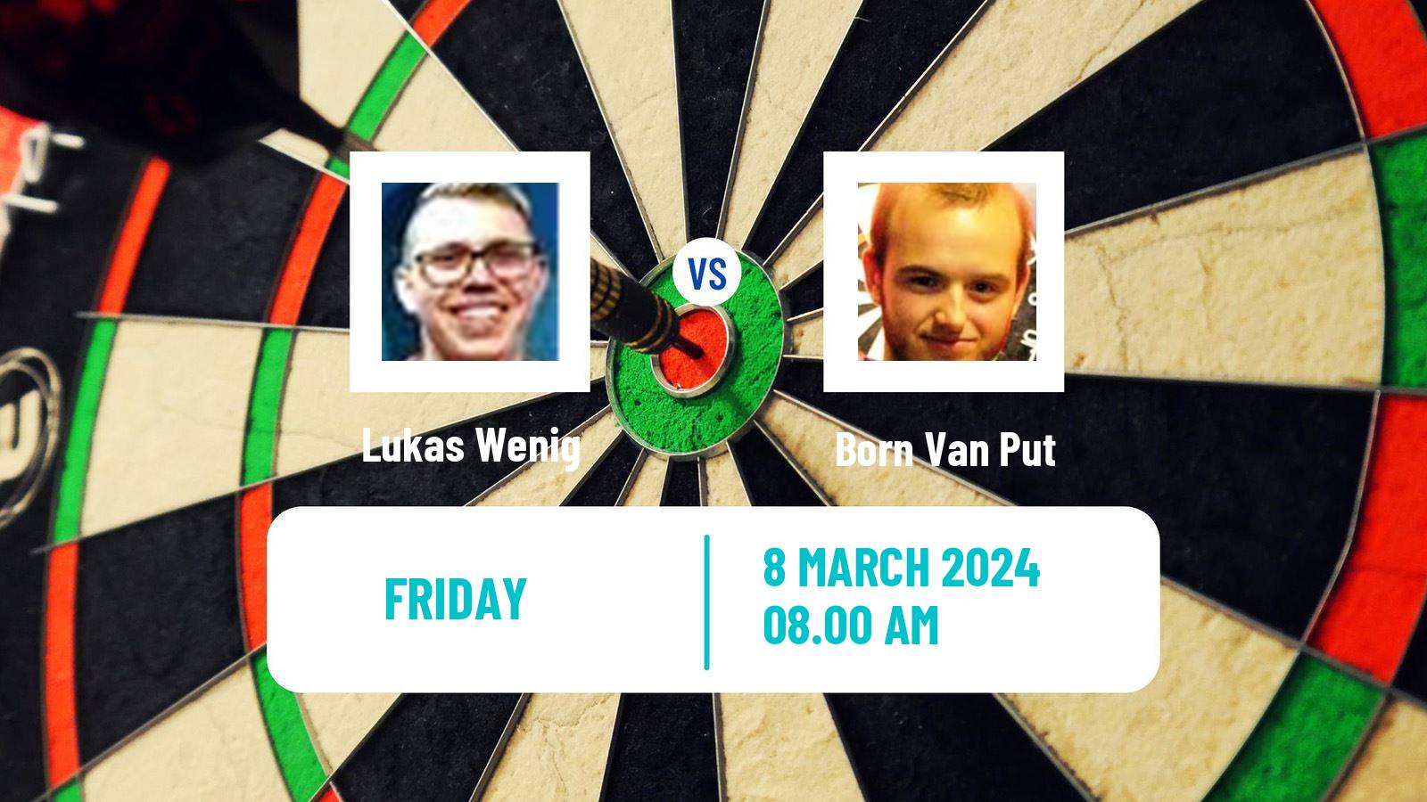 Darts European Tour 1 Lukas Wenig - Born Van Put