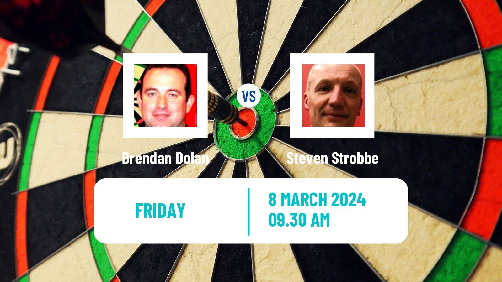 Darts European Tour 1 Brendan Dolan - Steven Strobbe