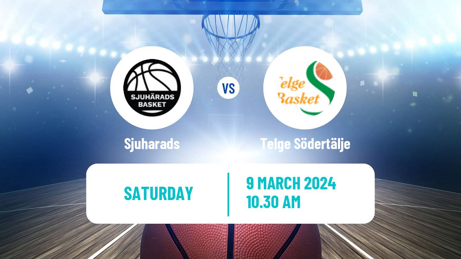 Basketball Swedish Basketligan Women Sjuharads - Telge Södertälje